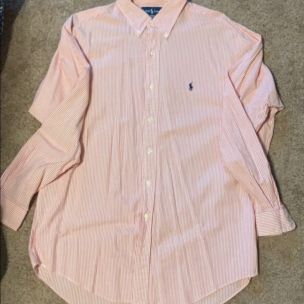Men’s Polo Ralph Lauren button down - L seersucker